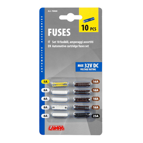 Set fusibili siluro - siluro, 32v