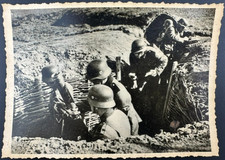 German soldiers in a trench