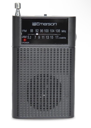 Radio amfm portatile emerson - radio,