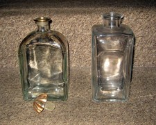 Bottiglie ornamentali coppia - bottiglie,