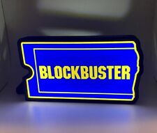 Insegna Illuminata Blockbuster Video Decorazione Stampata 3D Extra Large XL 9” Larga