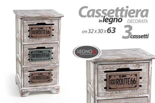 Cassettiera colonna legno - colonna,