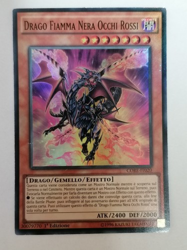 Yugioh drago fiamma nera - fiamma, occhi