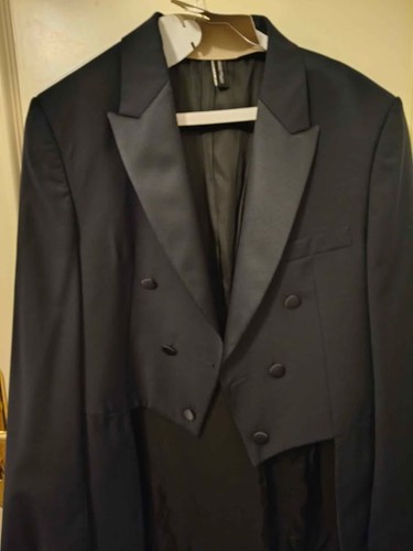 Vestito sposo frac blu - da,