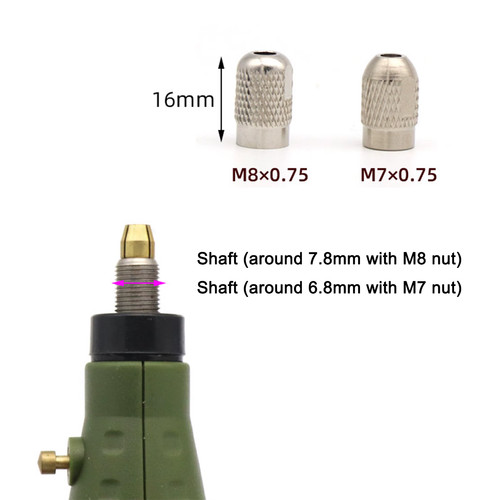 Mini mandrino pinza in - mandrino,