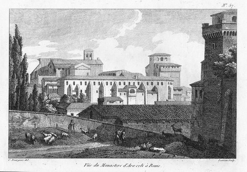 1804 roma aracoeli incisione - -,