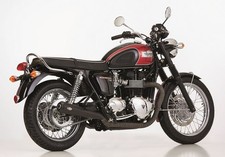 Scarico Shark SHARK SCARICO retrò cat BONNEVILLE T100 nero TRIUMPH