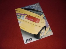 AUDI 80 COUPE'  DER  ABT  MOTORSPORT  RARA BROCHURE DEPLIANT ORIGINALE   