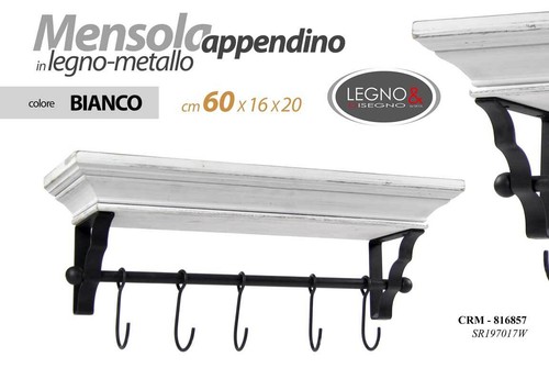 Mensola apendino parete - mensola,