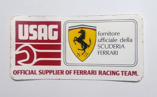 Vecchio adesivo auto - f1, /