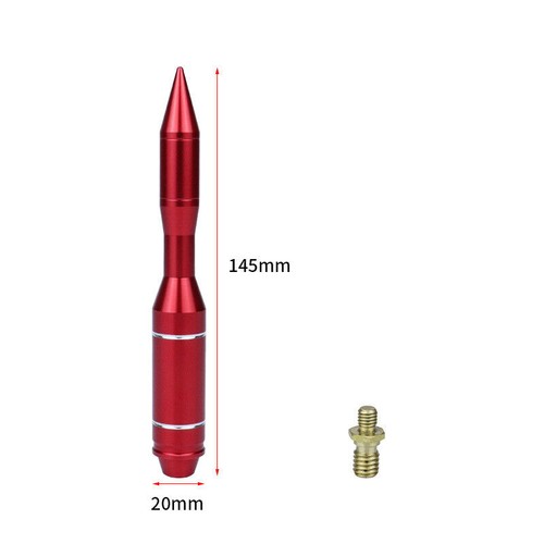 Rote kugelantenne mast - rote,