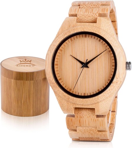 Kingnow orologio uomo legno - kingnow,