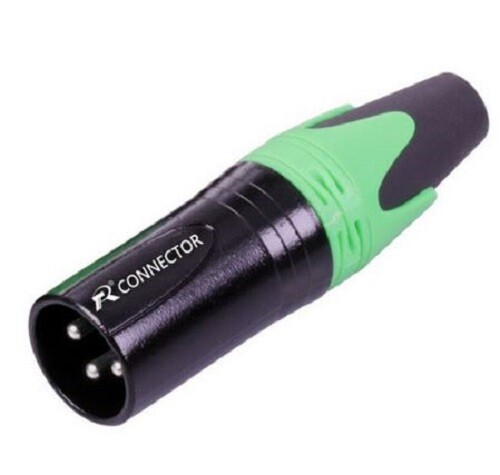 Connettore xlr verde saldare - xlr,