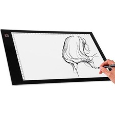 Tablet luminoso a LED disegno A4 tavola con pinza