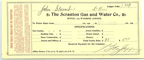 Testa bolletta scranton gas - di,