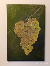 Grape full of sun. Acrylic