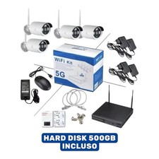 KIT VIDEOSORVEGLIANZA WIRELESS