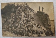 CARTOLINA FOTOGRAFICA PRIMA GUERRA MONDIALE - SOLDATI