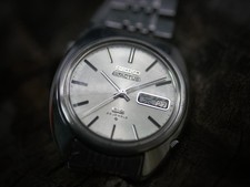 SEIKO 5 ACTUS SS Watch Silver