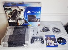 PS4 Watch Dogs Rara Edizione Limitata 500GB Console Boxata con Giochi - Regalo Natale