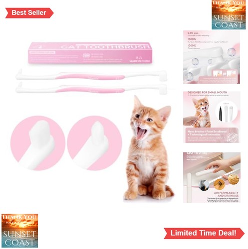Kit pezzi spazzolino gatto - spazzolino,