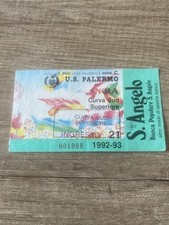 Palermo-Nola  biglietto/ticket 1992/93 calcio  (inter,Milan,Juventus,Roma,Lazio)
