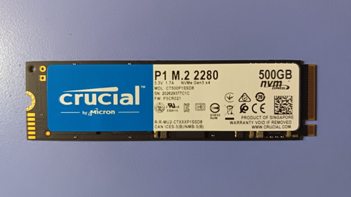 Hard disk ssd 500gb crucial - hard,
