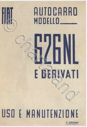 Autocarro fiat 626 1944 7a - 1944,