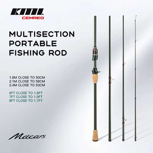 Canna pesca portatile - canna,