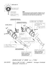 SCARICO LEOVINCE SBK TERMINALE LV ONE OMOLOGATO KAWASAKI Z 1000 - 2010/2013