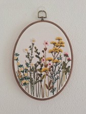 Quadro Ricamato A Mano 24x18cm