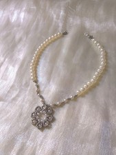 Collana Perle Pendaglio Fatta