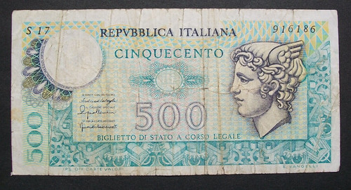 500 lire mercurio - 500,