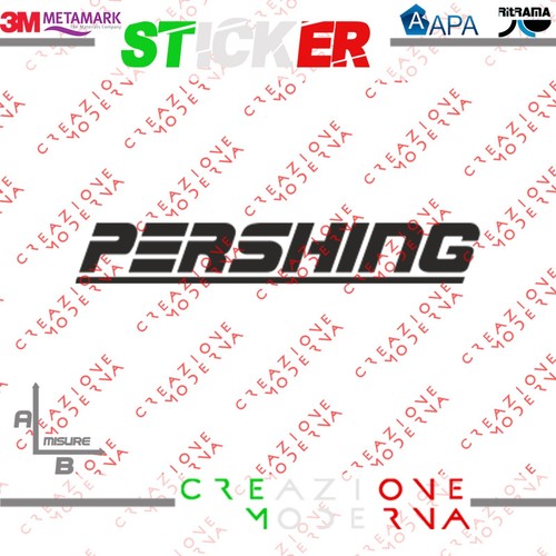 Adesivo sticker pershing - sticker,