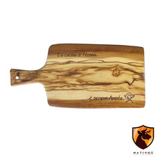 ✅ TAGLIERE ASSE LEGNO ULIVO