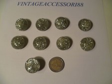 LOTTO 9 BOTTONI COLOR ARGENTO