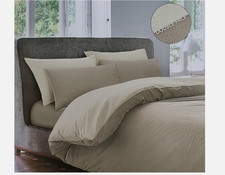 Parure Copripiumino sacco double face tinta unita in morbida microfibra