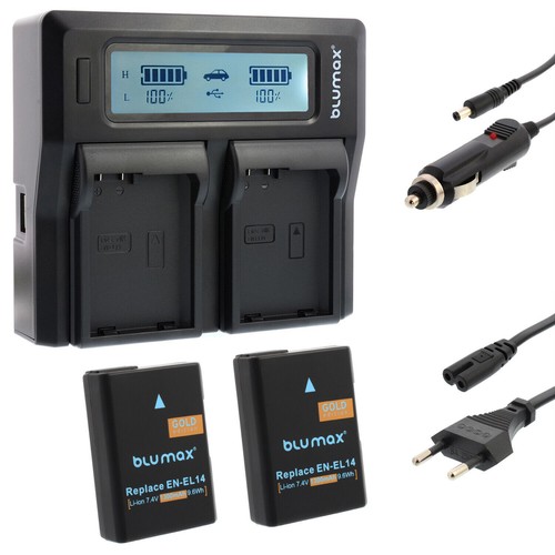 Batteria caricatore per - 2x,