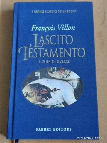 Villon lascito testamento - lascito, e