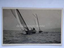 TRIESTE barca vela regata Adriaco STV foto vecchia cartolina 4