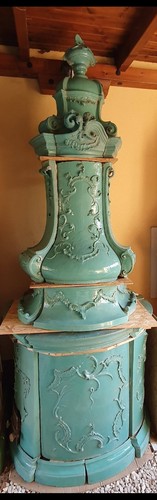 Antica stufa maiolica - in,