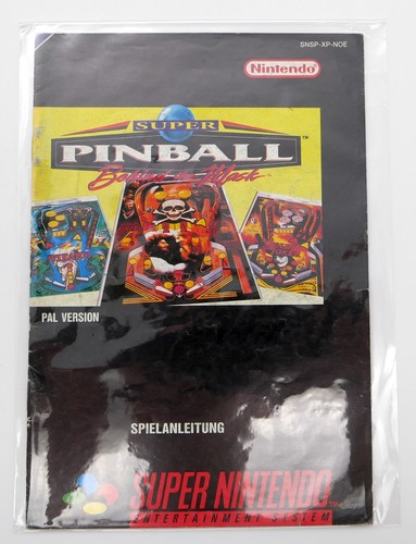Super pinball nintendo - super,