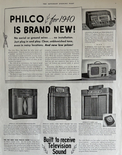 Radio philco 1940 nuovissima - radio,