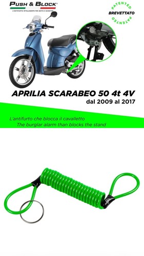 Antifurto blocca cavalletto