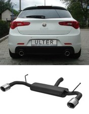 Scarico sportivo duplex Ulter per Alfa Romeo Giulietta 1.8TB 2.0JDTM 100mm 