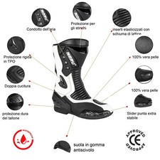 ASPIDEX Stivali da moto in