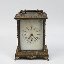 Antico old OROLOGIO Francia da Carrozza Viaggio GRAND PRIX DE L' HORLOGEIRE 1878