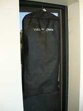 YVES SALOMON : PEAU RETOURNEE EN AGNEAU AVEC CAPUCHE - T 42 - COMME NEUVE