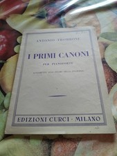 I Primi Canoni Per Pianoforte-Antonio Trombone Libro