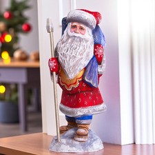 Statuina Babbo Natale in Legno